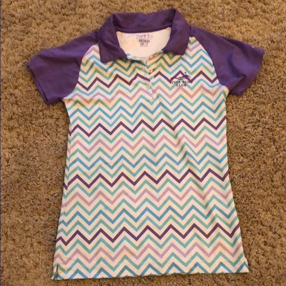 Girls Medium Garb polo